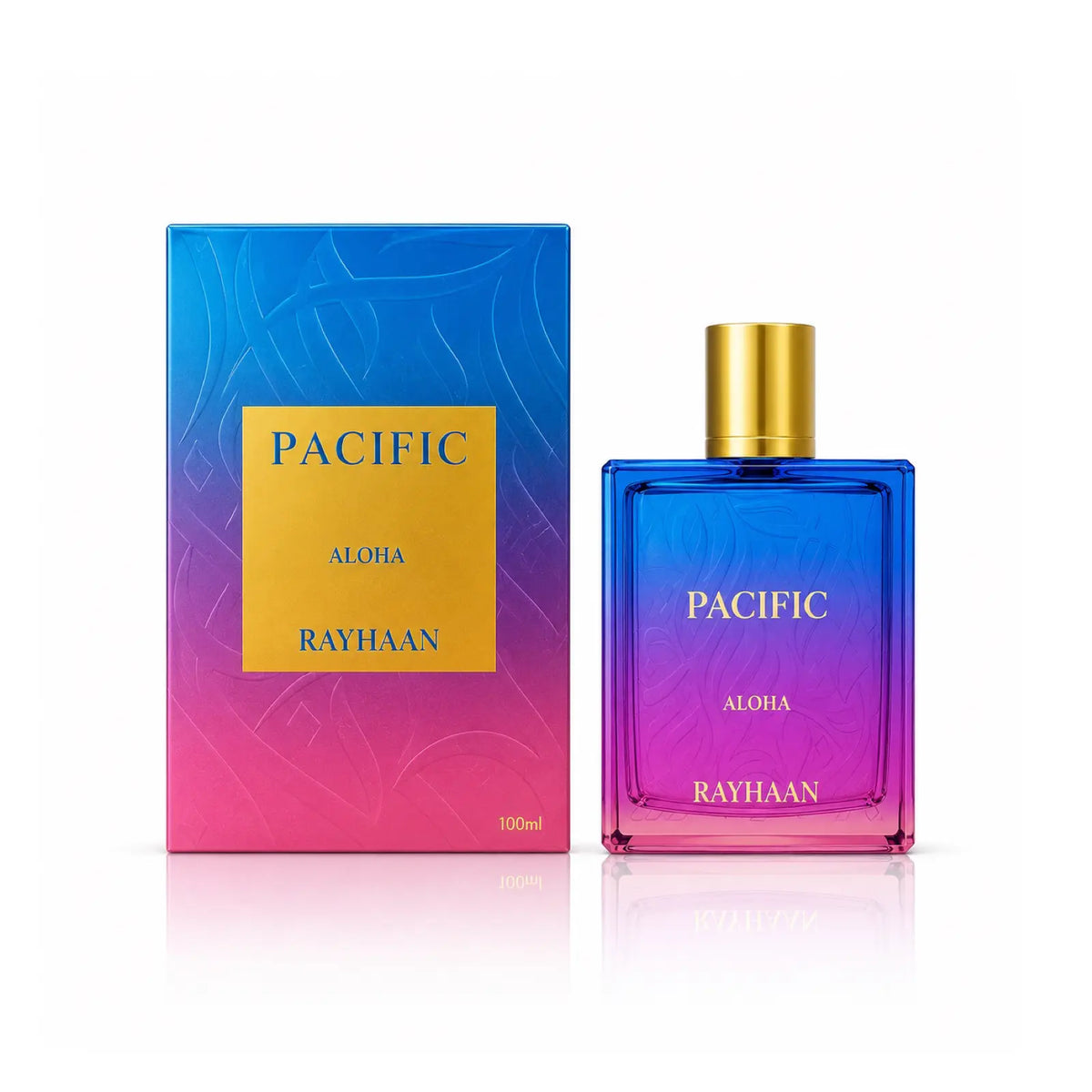 Rayhaan Pacific Aloha 100ML EDP box and bottle