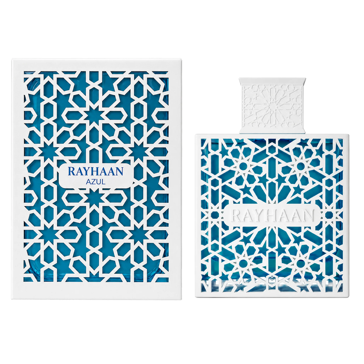 Rayhaan Azul 100ML EDP box and bottle