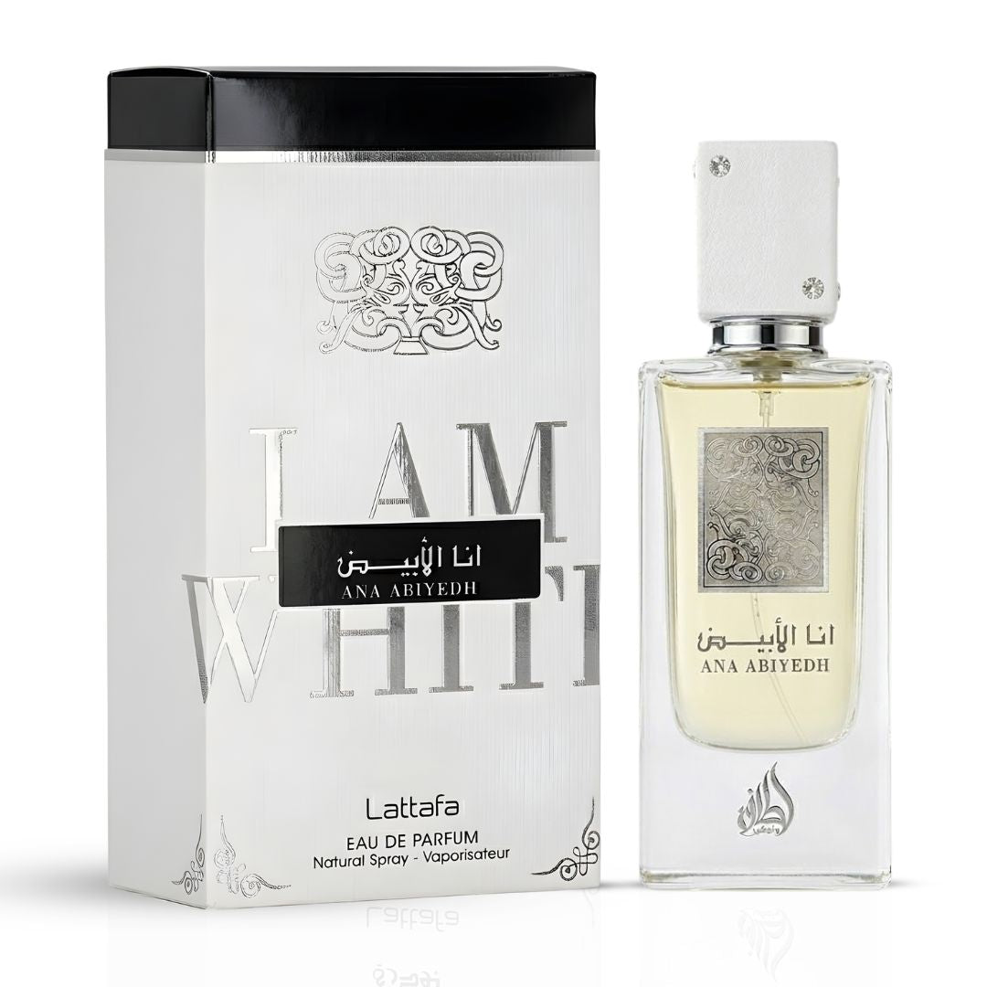Lattafa Ana Abiyedh 60ML EDP box and bottle
