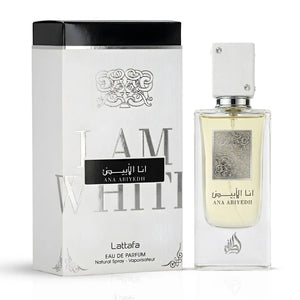 Lattafa Ana Abiyedh 60ML EDP box and bottle