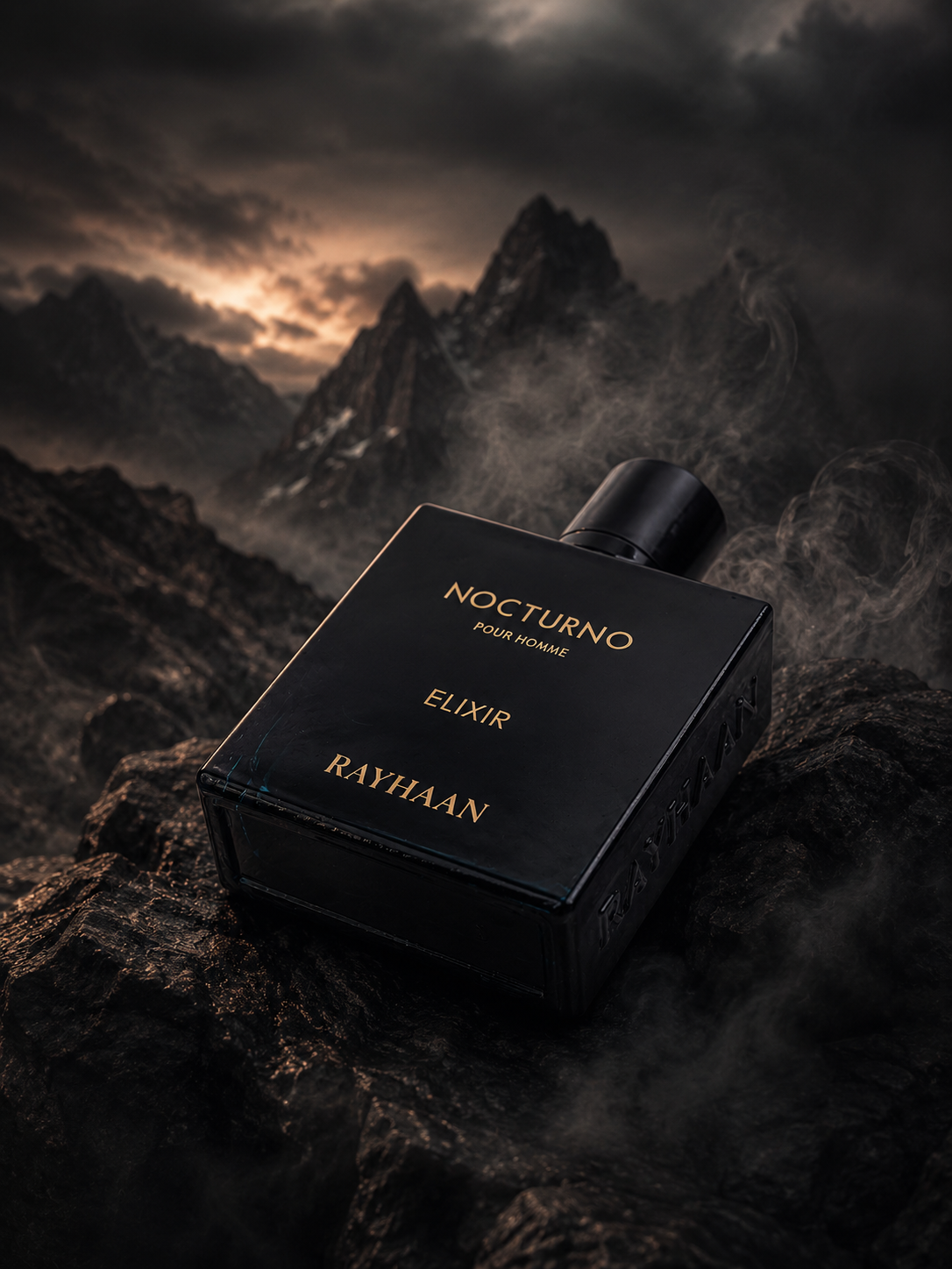 Rayhaan Nocturno Elixir Pour Homme 100ML EDP box and bottle