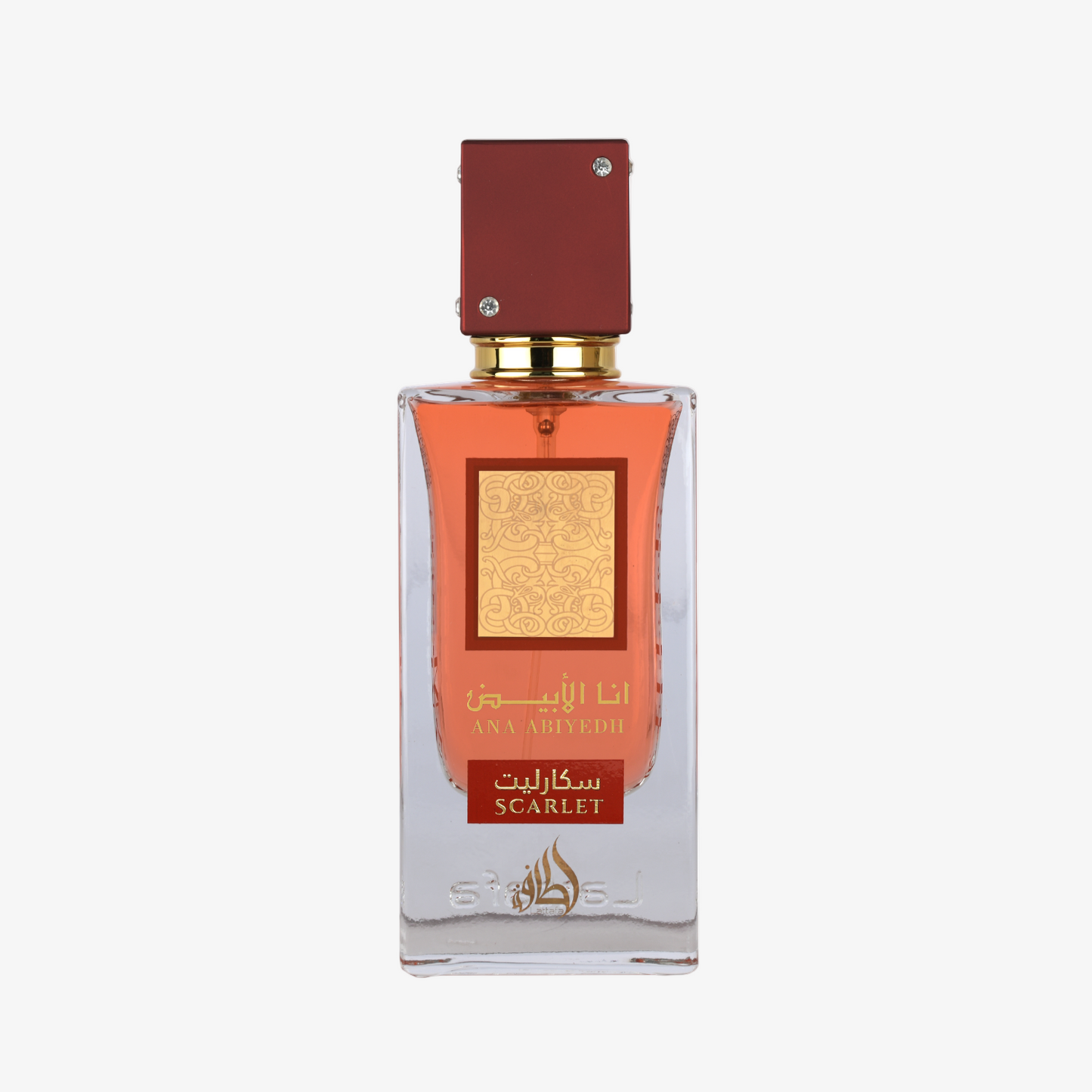 Lattafa Ana Abiyedh Scarlet 60ML EDP bottle
