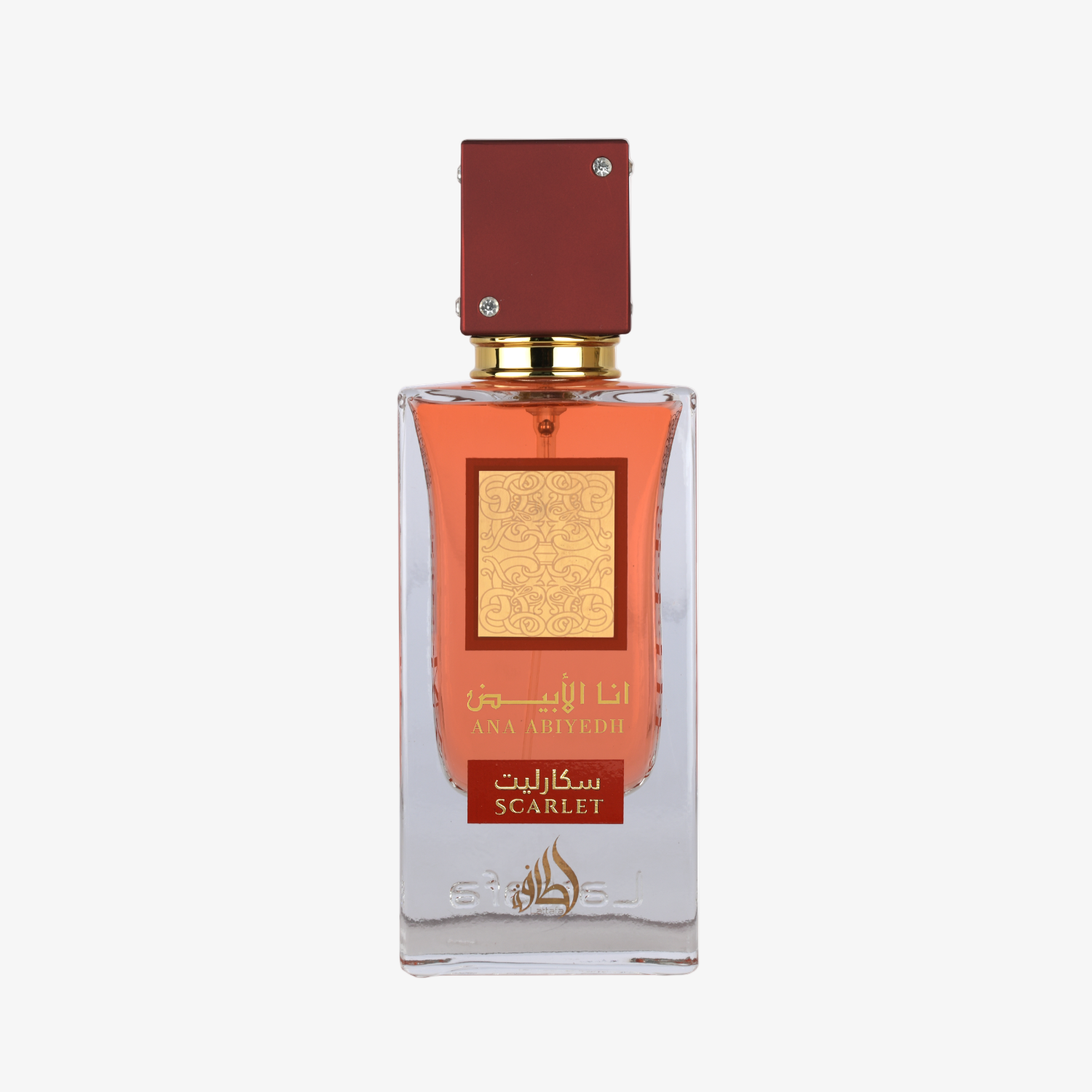 Lattafa Ana Abiyedh Scarlet 60ML EDP bottle