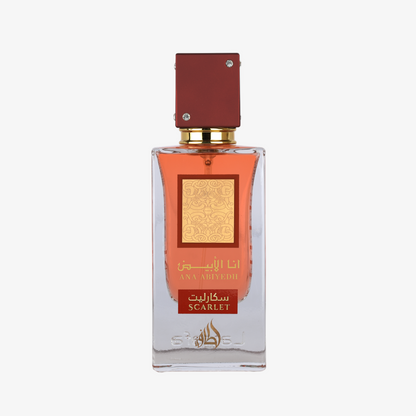 Lattafa Ana Abiyedh Scarlet 60ML EDP bottle