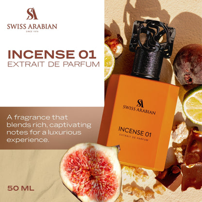 Swiss Arabian Incense 01 50ML Extrait De Parfum bottle