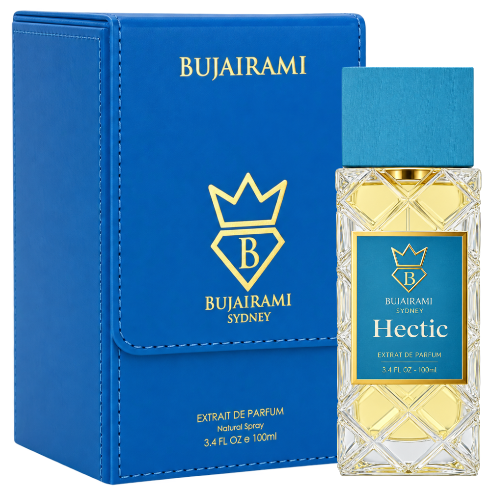 Bujairami Hectic 100ML XDP bottle and box