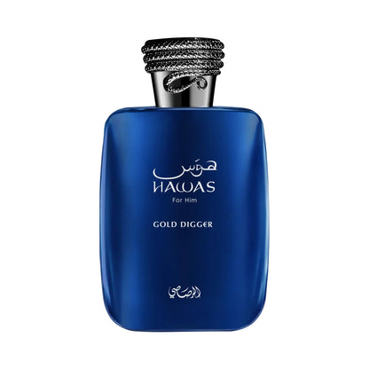 Rasasi Hawas Gold Digger 100ML EDP bottle