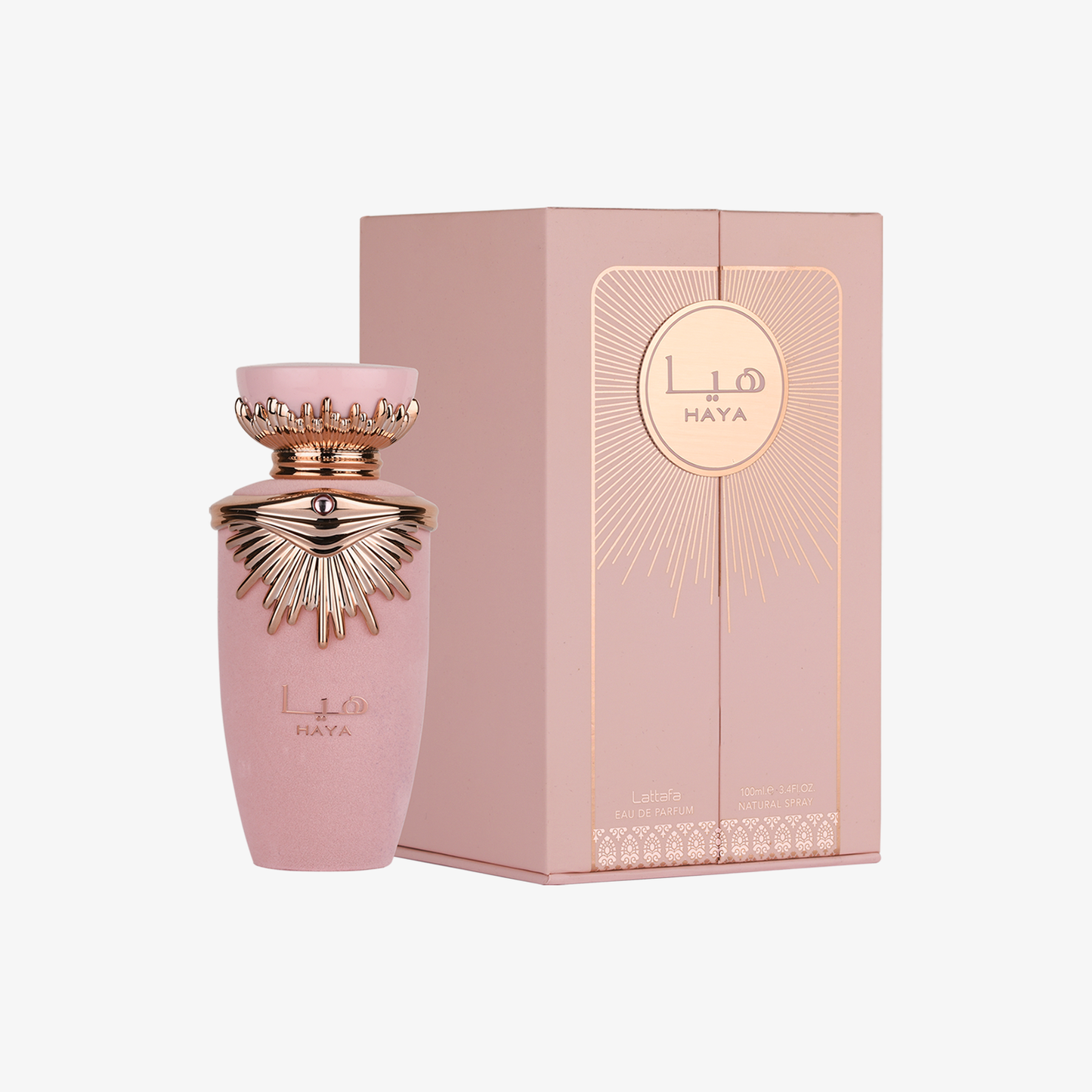 Lattafa Haya 100ML EDP box and bottle