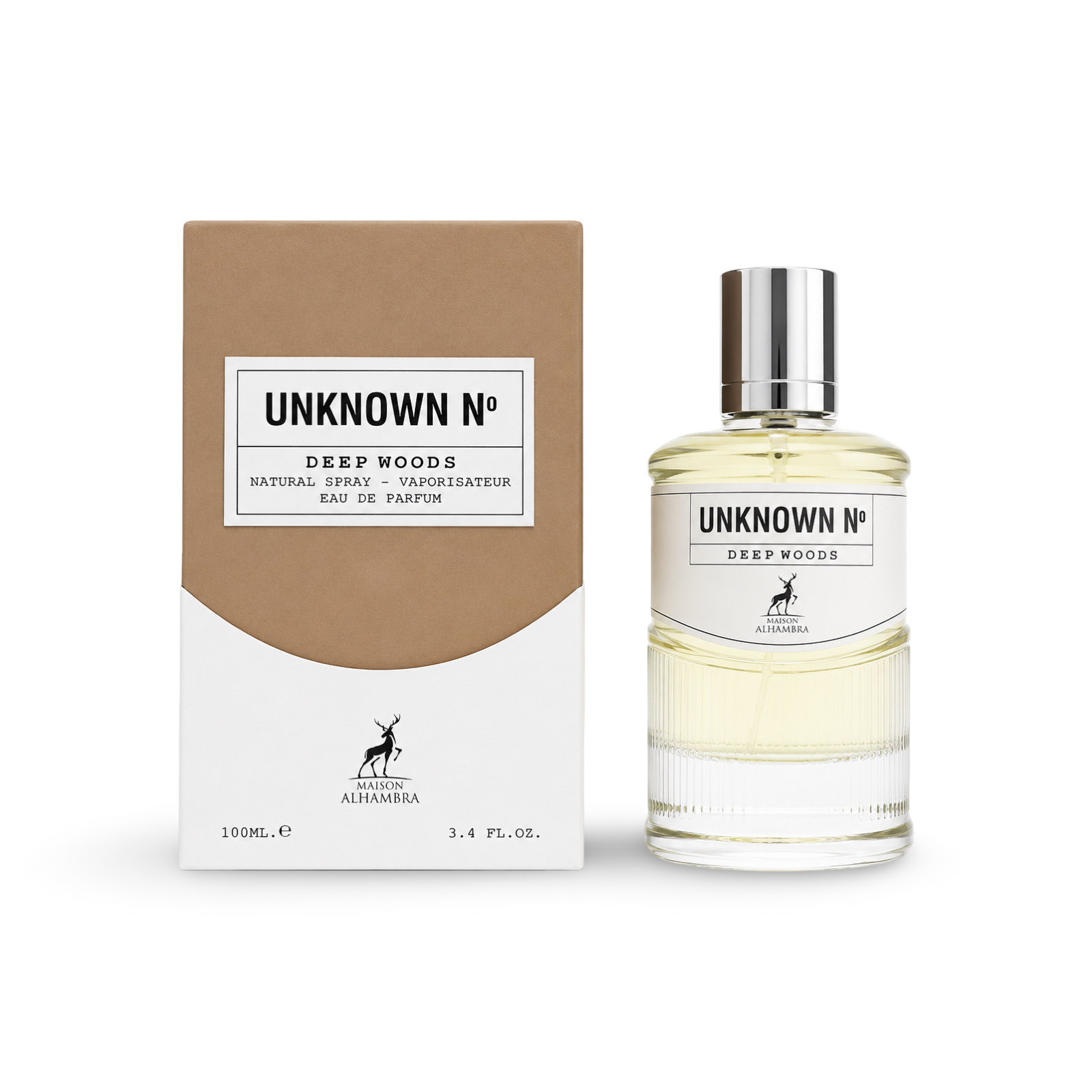 Maison Alhambra Unknown No. Deep Woods 100ML EDP box and bottle