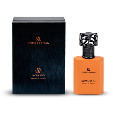 Swiss Arabian Incense 01 50ML Extrait De Parfum box and bottle