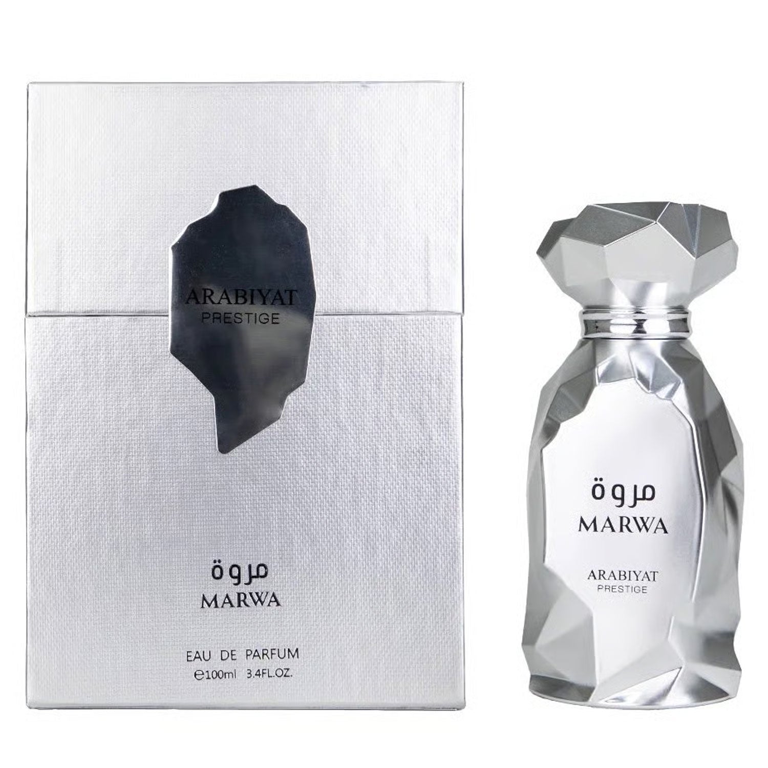 Arabiyat Prestige Marwa 100ML EDP box and bottle