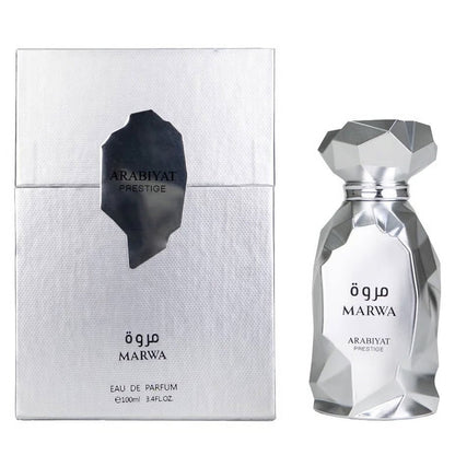 Arabiyat Prestige Marwa 100ML EDP box and bottle