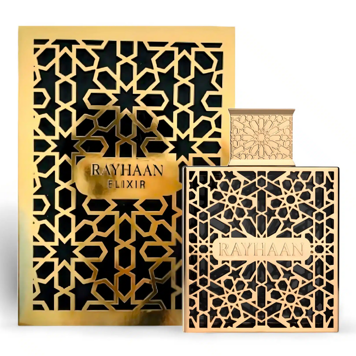 Rayhaan Elixir 100ML EDP bottle and box