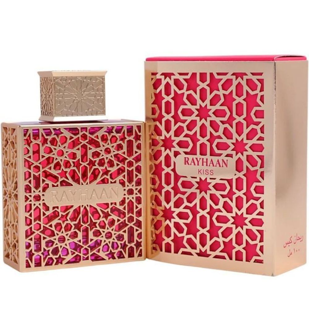 Rayhaan Kiss 100ML EDP box and bottle