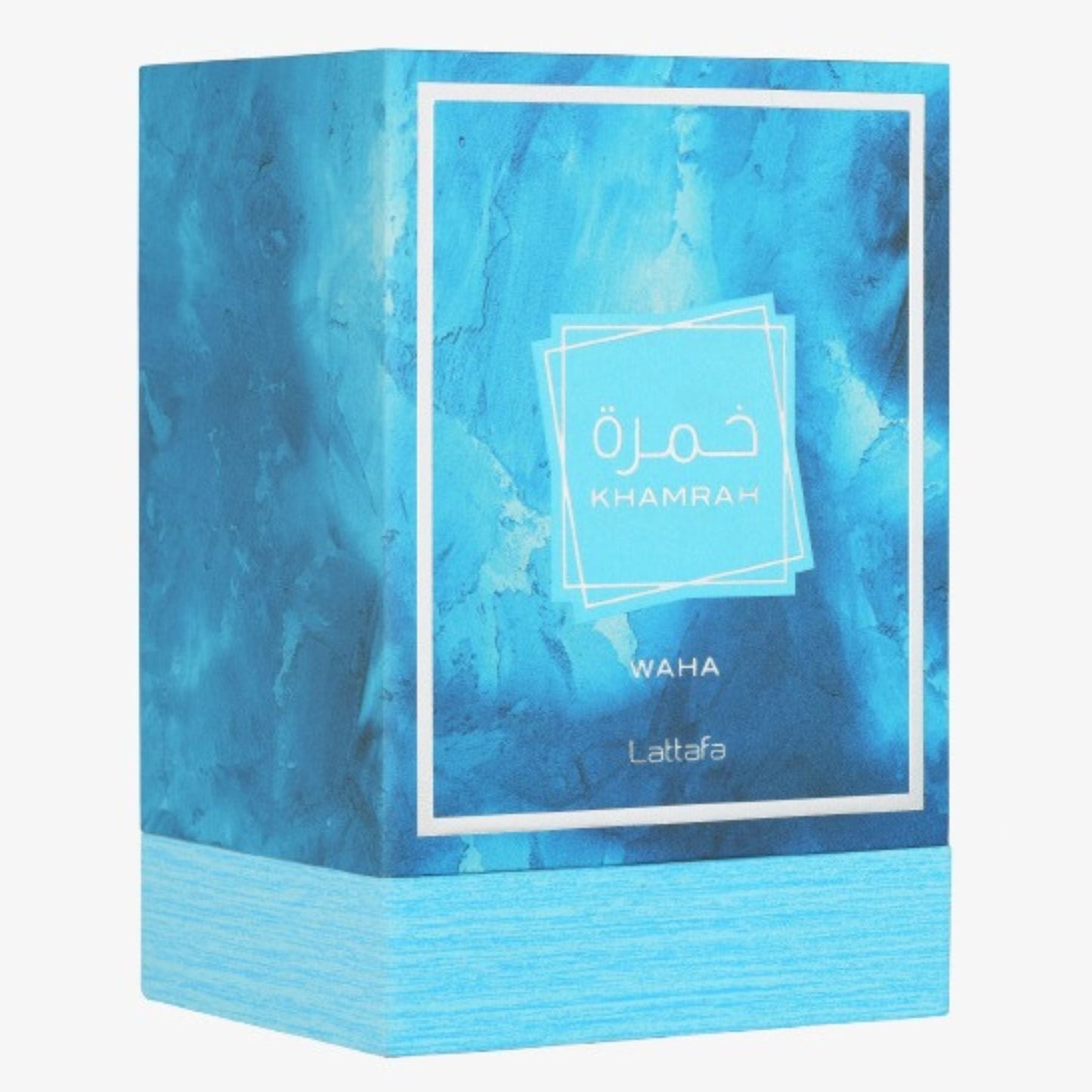 Lattafa Khamrah Waha 100ML EDP box and bottle