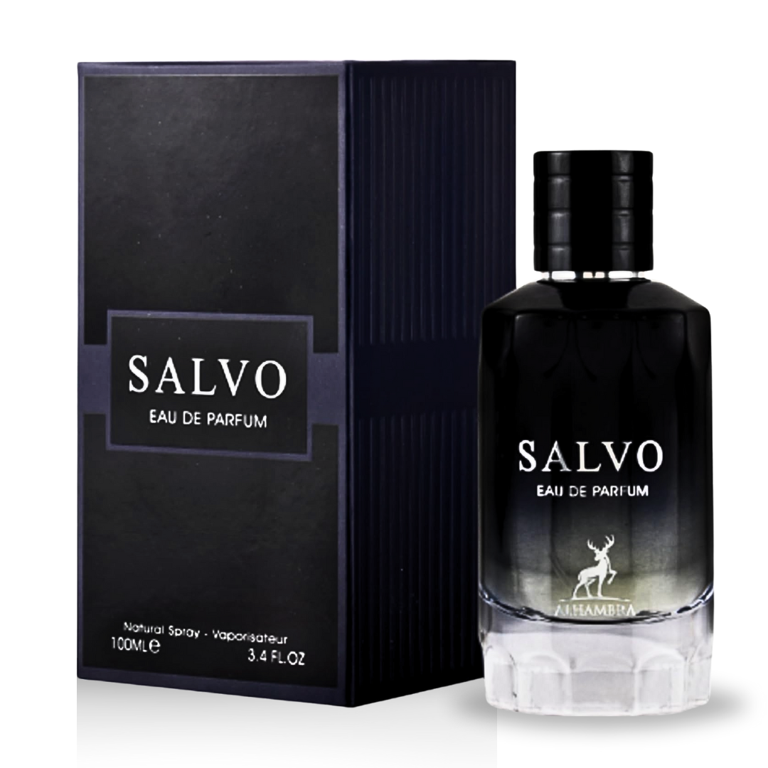 Maison Alhambra Salvo 100ML EDP box and bottle