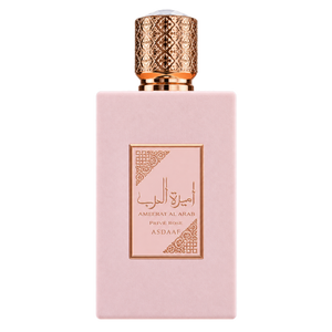 Ameerat Al Arab Prive Rose — front-facing bottle, transparent background