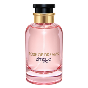 Zimaya Rose of Dreams 100ML EDP — front-facing bottle, transparent background
